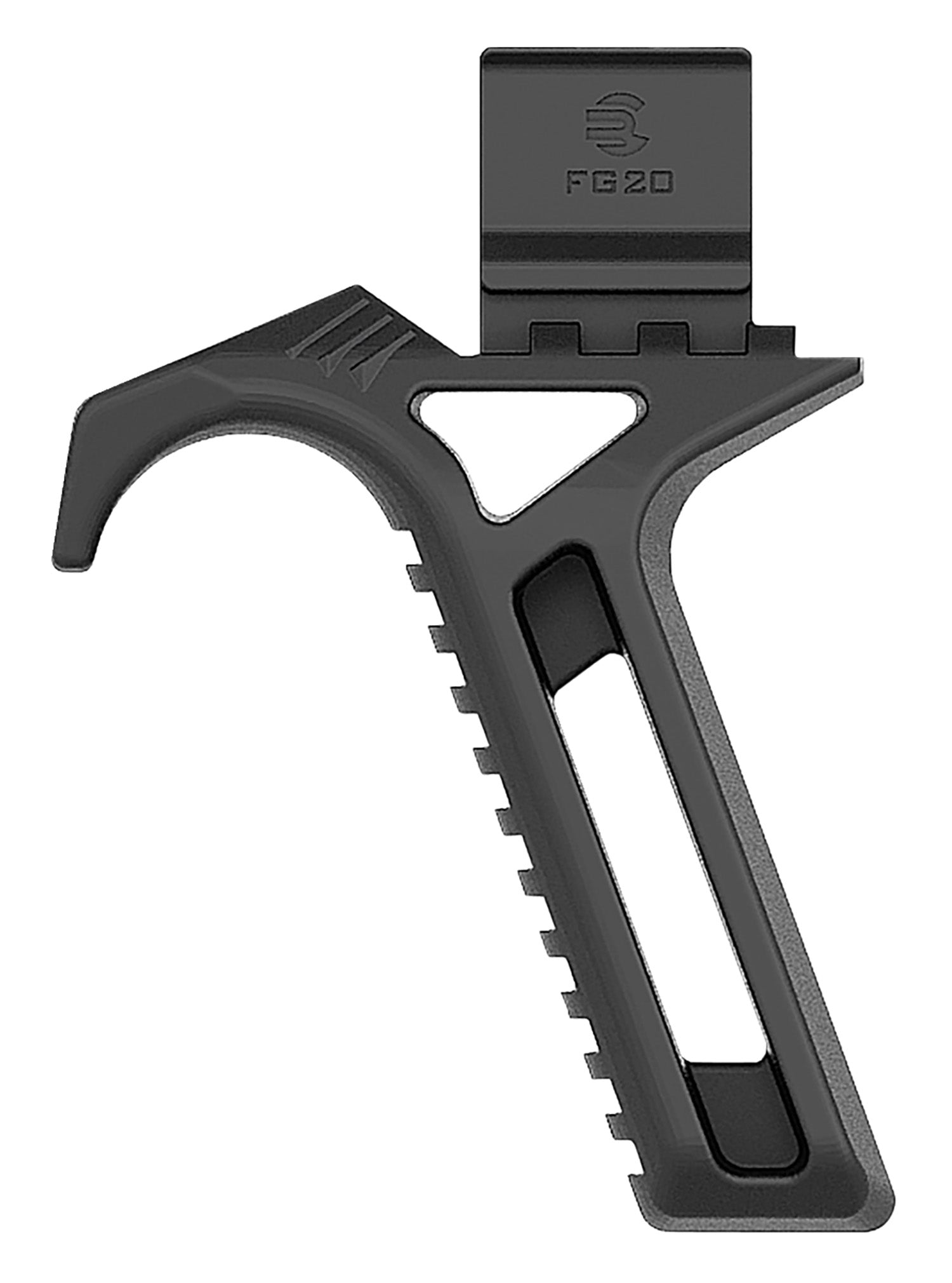 Recover Tactical FG20-01 Glass-Reinforced Polymer Angled Forward Grip for Pistol Stabilizers