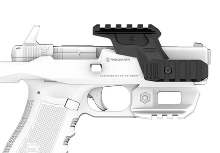 Recover Tactical UR2001 MIL-STD-1913 Upper Rail, Black, Compatible w/20/20 Stabilizer