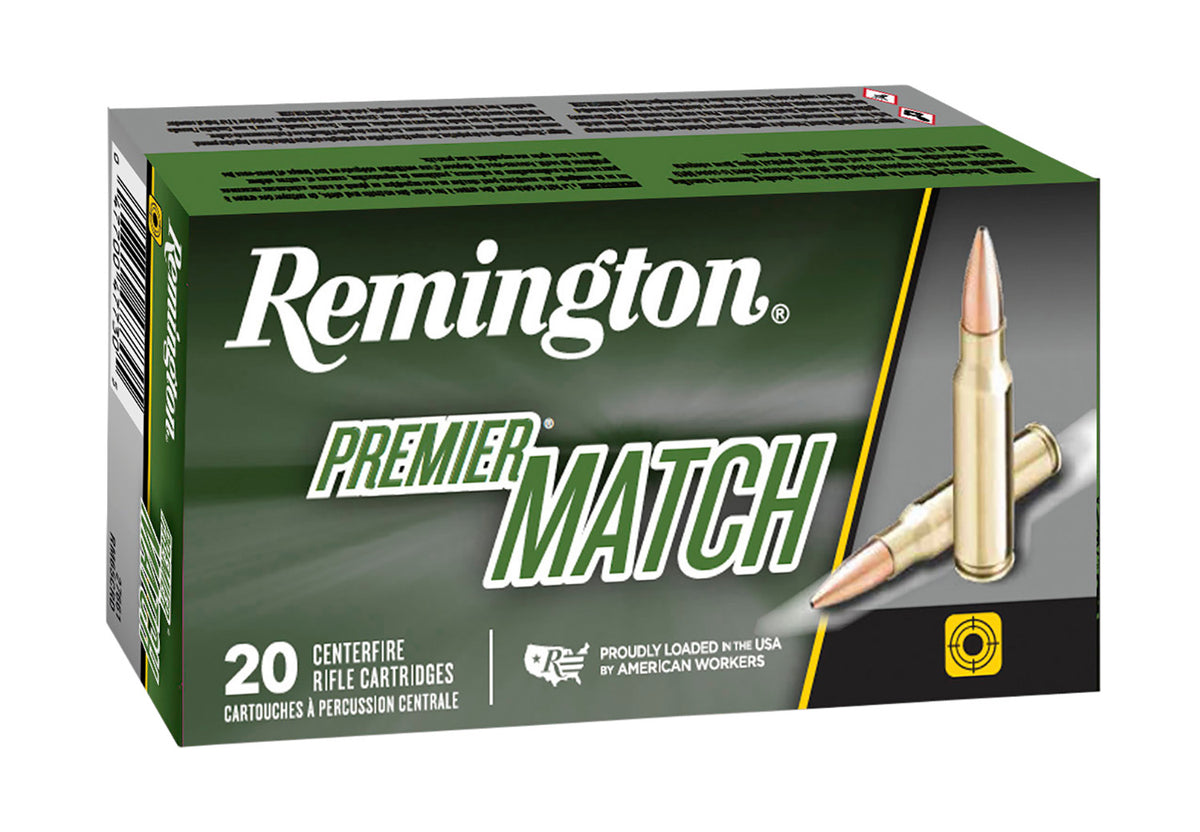 Remington Premier Sierra MatchKing Boat Tail Hollow Point 90 Grain .224 Valkyrie 2700 fps 047700486000