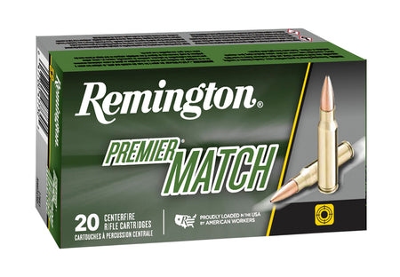 Remington Premier Sierra MatchKing Boat Tail Hollow Point 90 Grain .224 Valkyrie 2700 fps 047700486000