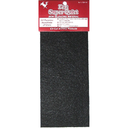 Cir-Cut Adhesive Felt Silencing Material Black 3 x 7 Inch
