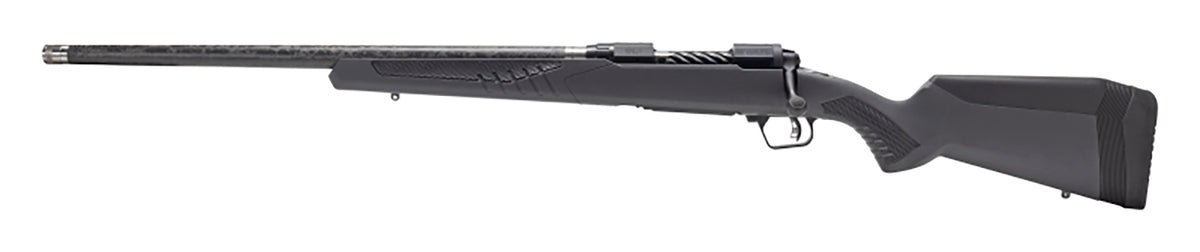 Savage Arms 57716 110 UltraLite Full Size 270 Win 4+1 22" Carbon Fiber Threaded Barrel, Black Melonite Drilled & Tapped Stainless Steel Receiver, Adj AccuStock Matte Gray Synthetic Stock, Left Hand