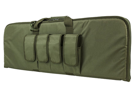 NcStar VISM 36-Inch Green Carbine Gun Case Lockable Zippers External Mag Pouches