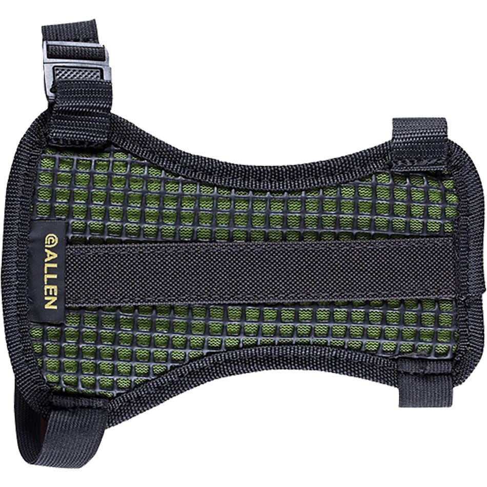 Pulse Ergonomic Mesh Armguard Green