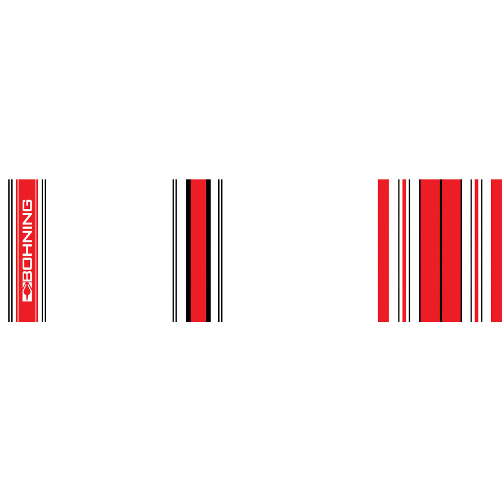 Bohning Crested Red Arrow Wraps Standard 7 in. 13-Pack