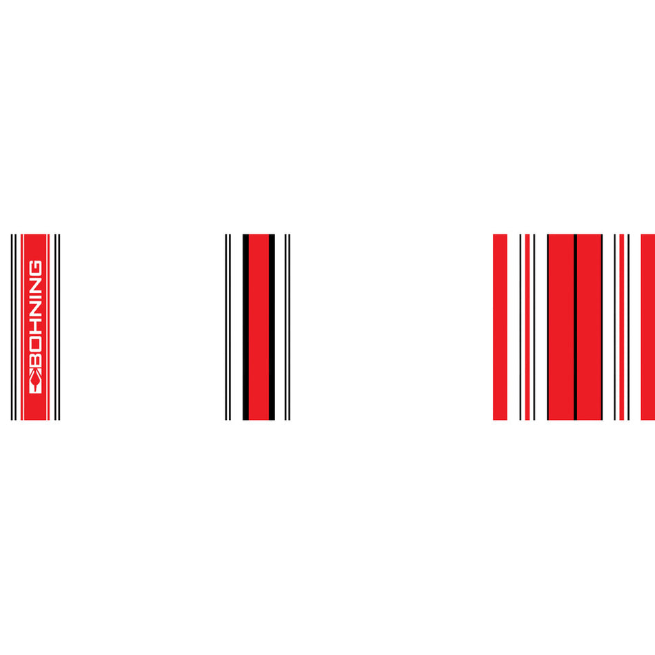 Bohning Crested Red Arrow Wraps Standard 7 in. 13-Pack