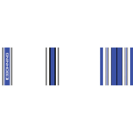 Bohning Crested Blue Arrow Wraps Standard 7 in. 13-Pack