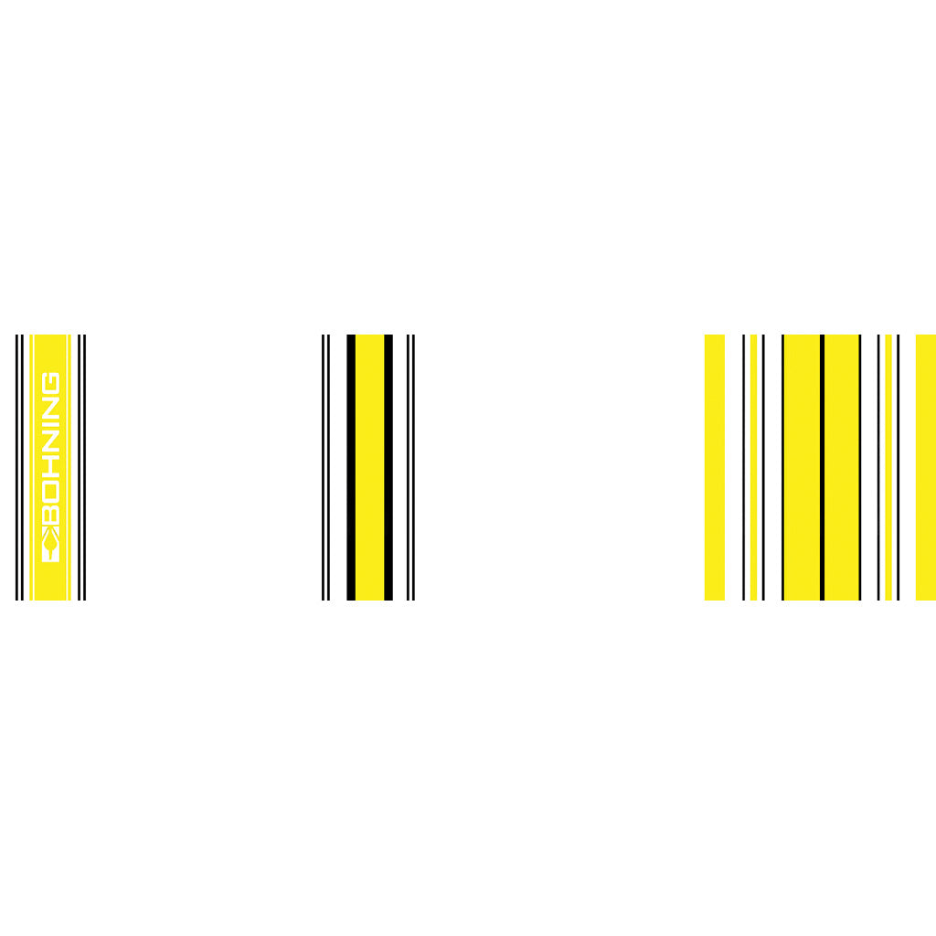 Bohning Crested Yellow Arrow Wraps Standard 7 in. 13-Pack