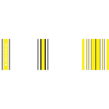 Bohning Crested Yellow Arrow Wraps Standard 7 in. 13-Pack