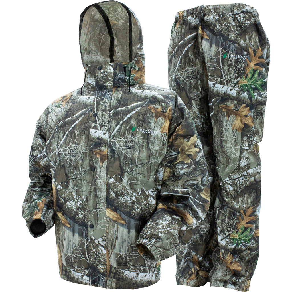 Frogg Toggs All Sport Waterproof Rain Suit Realtree Edge XL