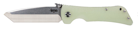 Southern Grind Bad Monkey 4" Folding Knife Tanto, Satin 14C28N Blade, Jade Ghost Green G10 Handle