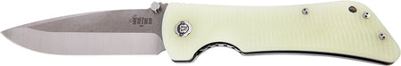 Southern Grind Bad Monkey 4" Folding Knife Drop Point, Satin 14C28N Blade, Jade Ghost Green G10 Handle