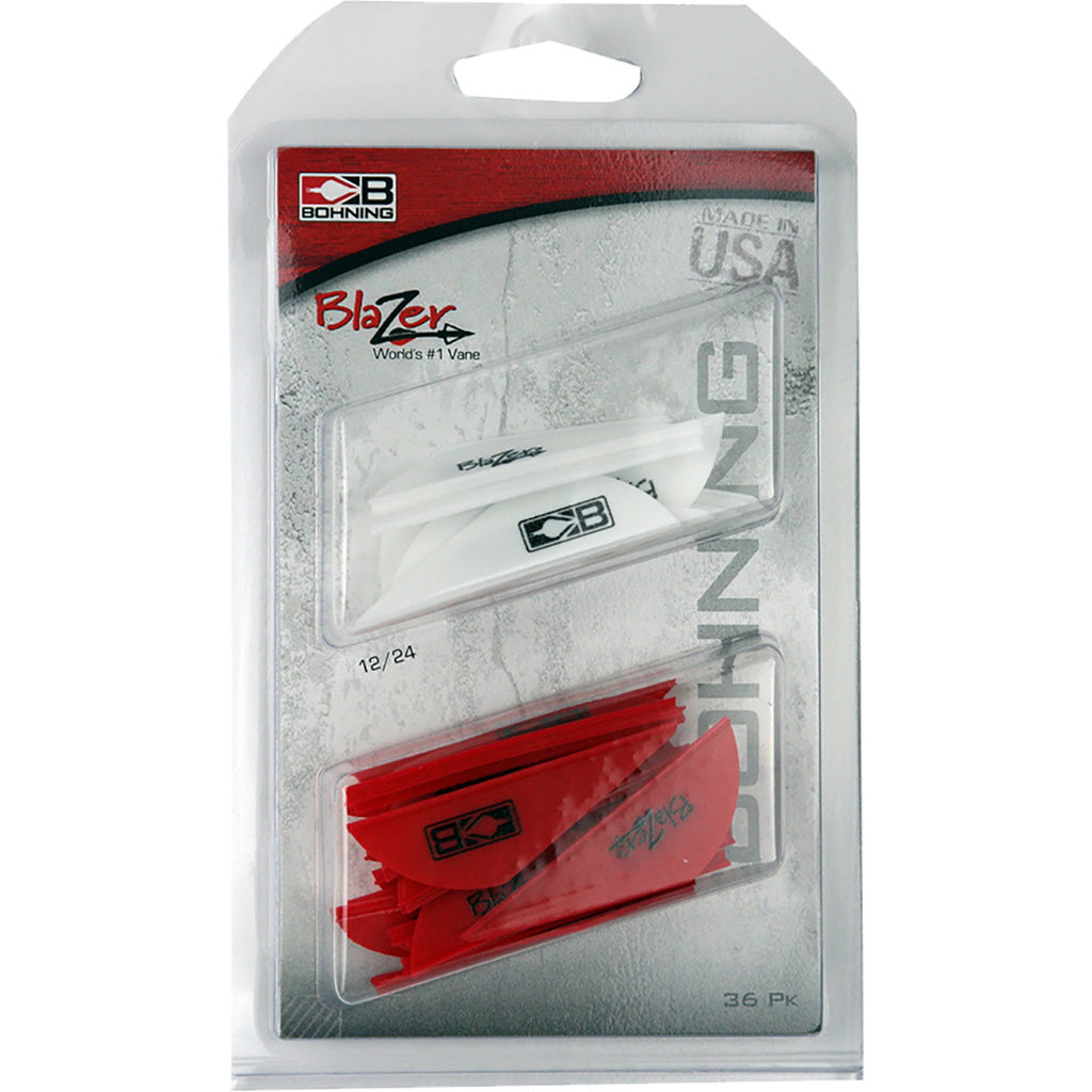 Bohning Blazer Vane White and Red Combo 36 pk.