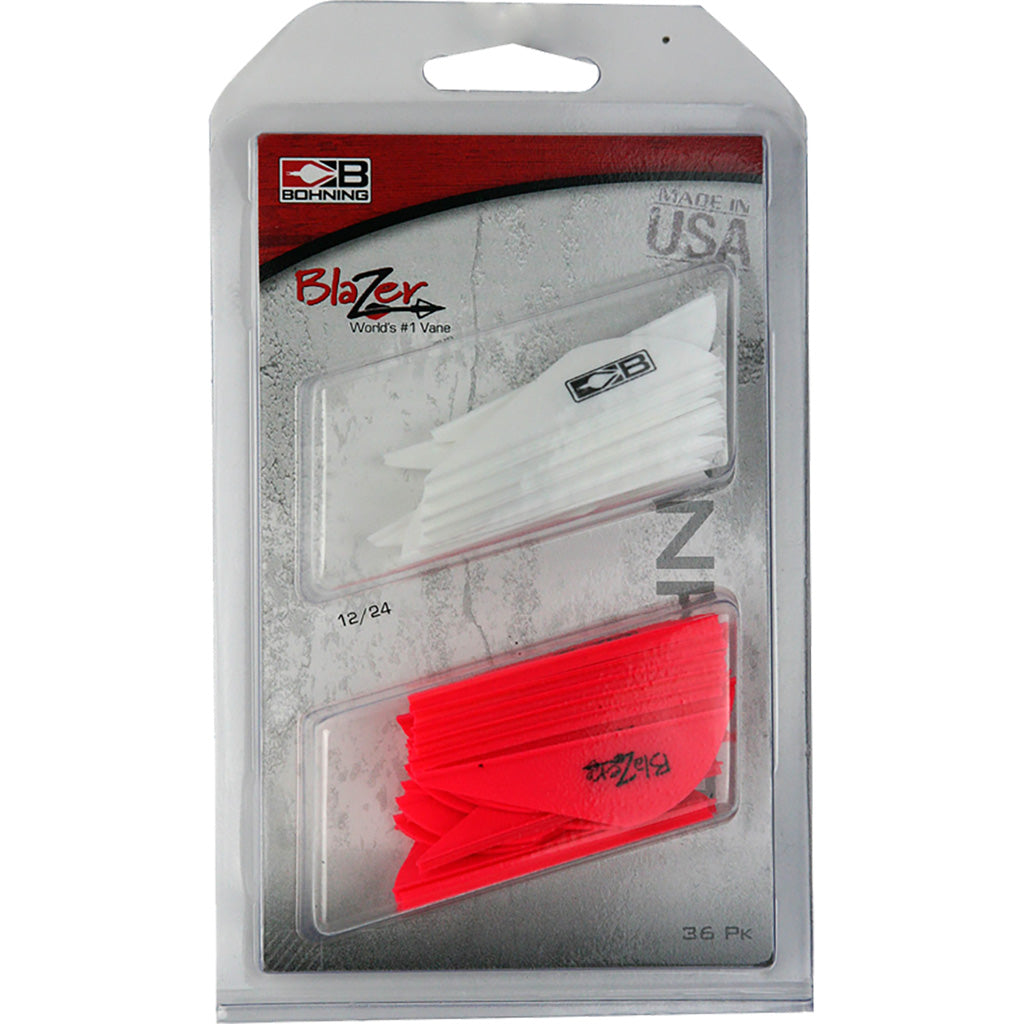 Bohning Blazer Vane White and Hot Pink Combo 36 pk.