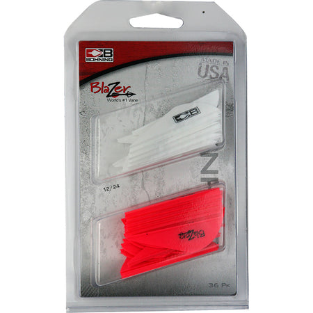 Bohning Blazer Vane White and Hot Pink Combo 36 pk.