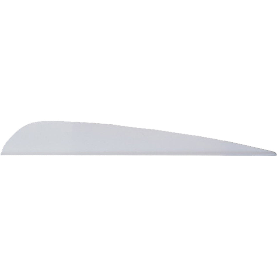AAE White Traditional Archery Vanes 4 in. Pack of 50