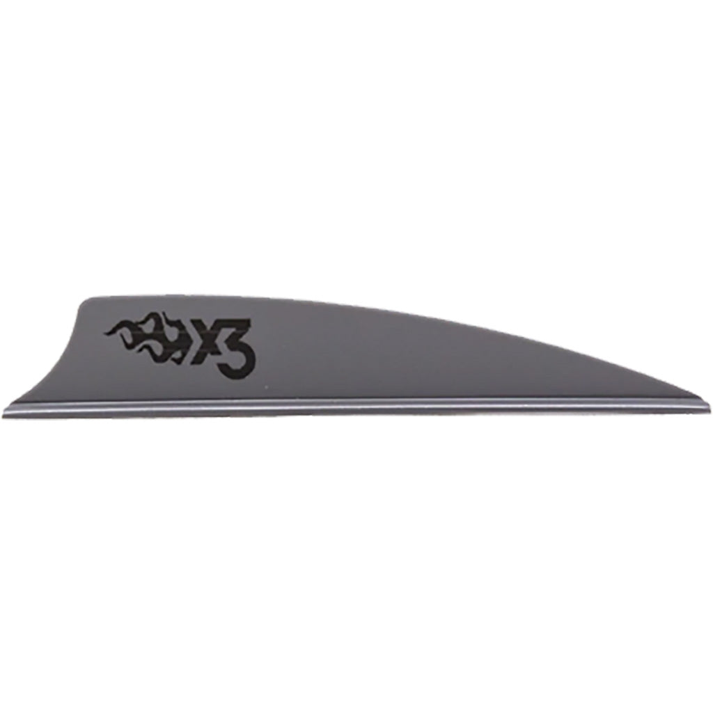 Bohning X3 2.25 in. Silver Archery Vanes 100 Count