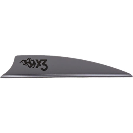 Bohning X3 2.25 in. Silver Archery Vanes 100 Count
