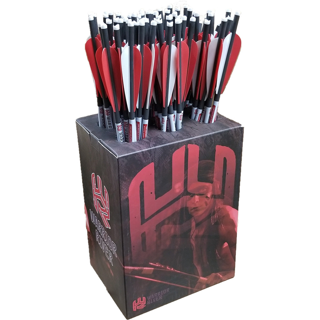 Warrior River Carbon Crossbow Bolt Half Moon 20" 72-Count