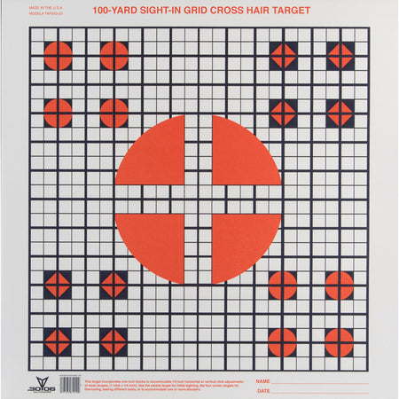30-06 100-Yard Sight In Grid Target 20 pk.