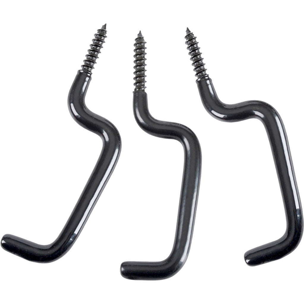 30-06 Bow Hook 3 Pack Rubber Coated Screw-In