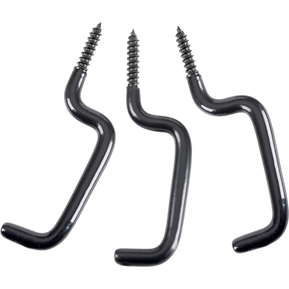 30-06 Bow Hook 3 Pack Rubber Coated Screw-In