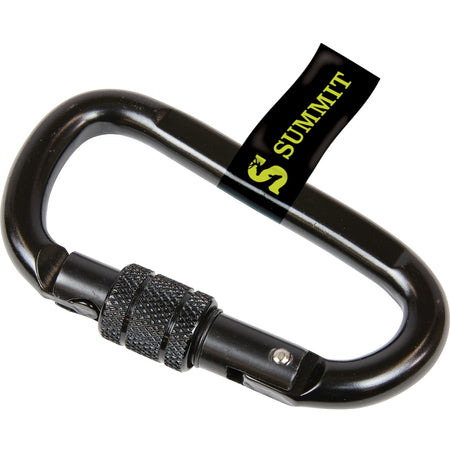Summit Modified D-Shape Locking Carabiner Safety Closure