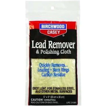 Birchwood Casey Lead Remover Polishing Cloth for Metal Surfaces
