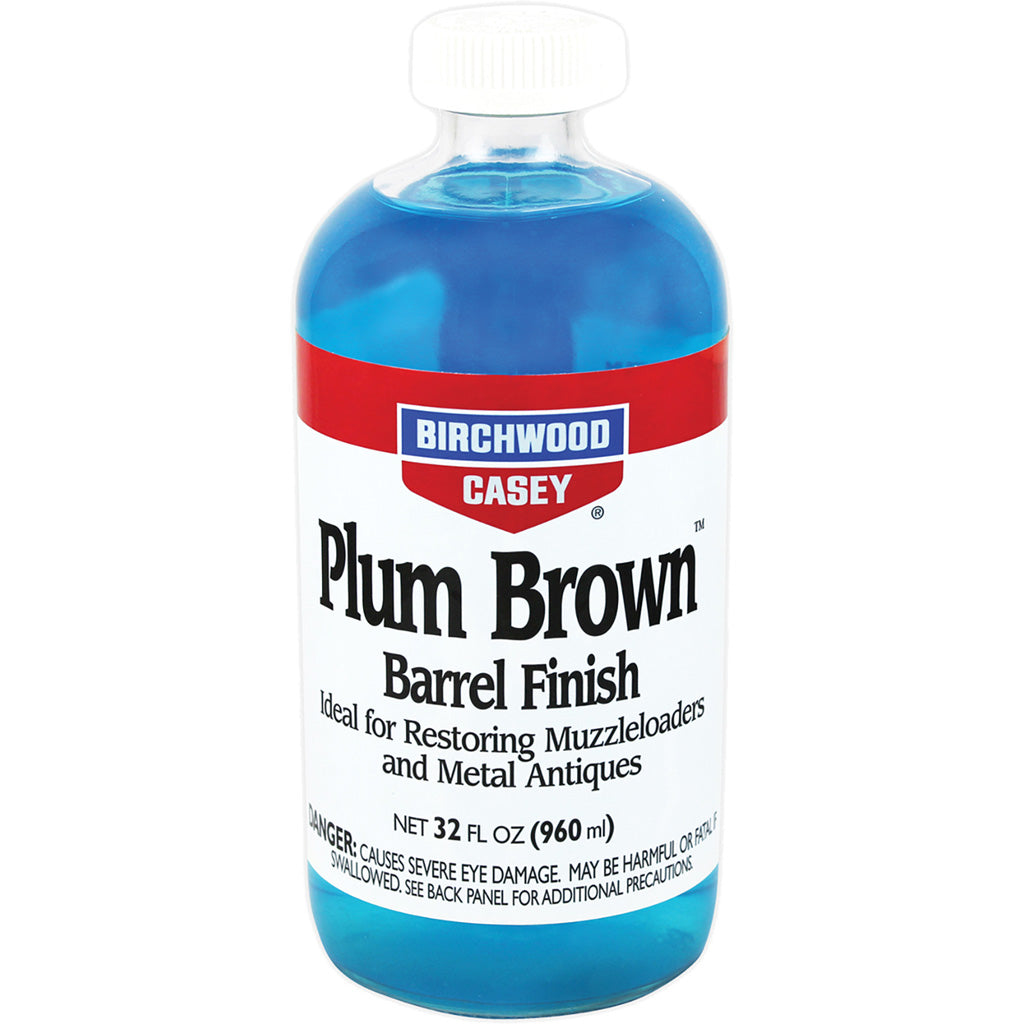 Birchwood Casey Plum Brown Barrel Finish – 32 oz. Deep Brown Restoration