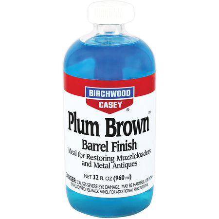 Birchwood Casey Plum Brown Barrel Finish – 32 oz. Deep Brown Restoration