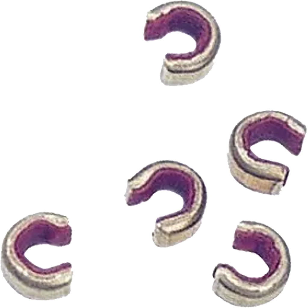 Saunders Brass Nocking Set Purple Long Cam 100-Pack 18-22 Strand