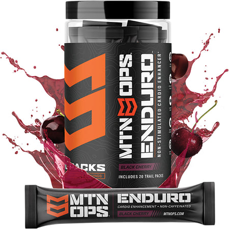 MTN OPS Enduro Cardiovascular Supplement Black Cherry Trail Pack 20 pk.