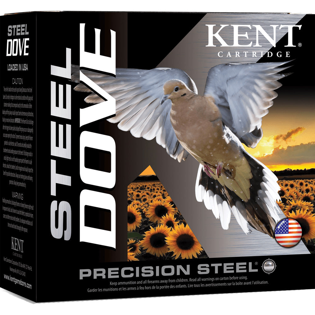 Kent Cartridge K12SD286 Steel Dove Hunting 12 Gauge 2.75" 1oz 6 Shot 1400 fps 656308110523