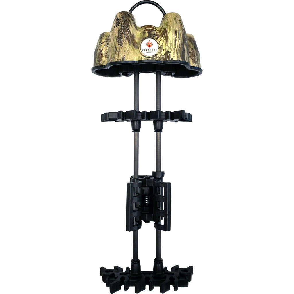 Conquest Talon Bow Quiver Kryptek Highlander 7 Arrow Rubber-Lined Hood