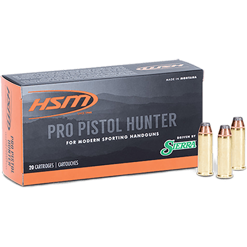 HSM Pro Pistol Hunter Jacketed Hollow Cavity 300 Grain .44 Magnum  810742023645