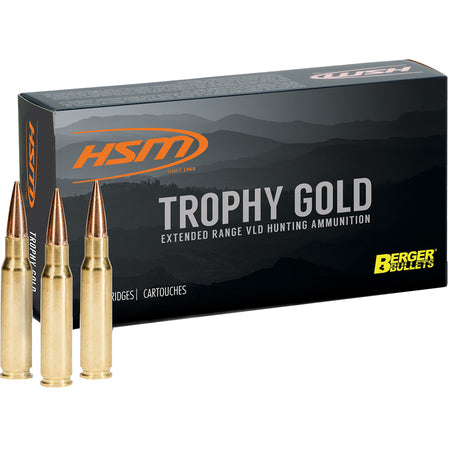 HSM Trophy Gold Berger Hunting VLD Match 210 Grain .300 Winchester Mag 2922 fps 837306003509