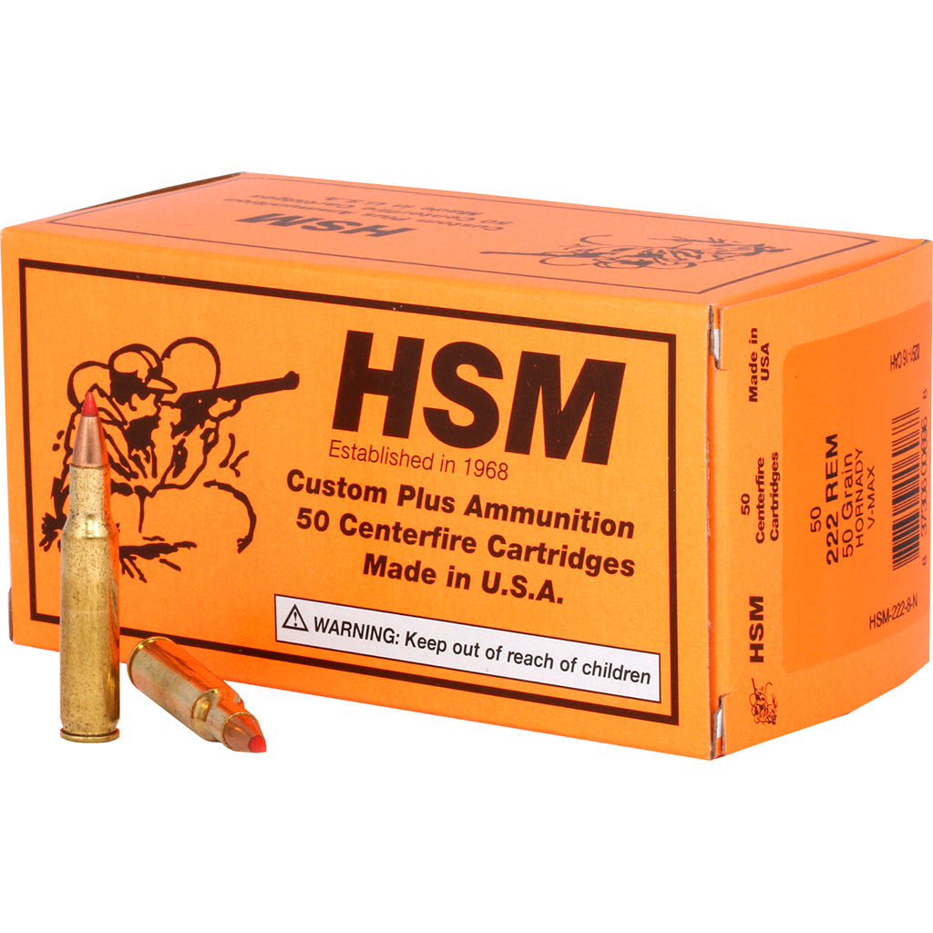 HSM Varmint V-Max 50 Grain .222 Remington  837306006968