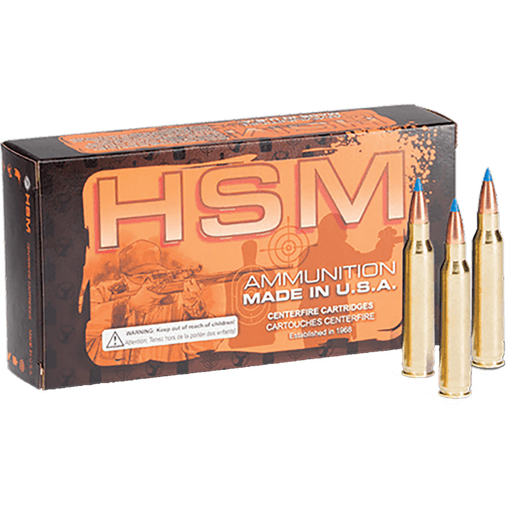 HSM .25-06 Remington Varmint 75 grain V-Max ammunition