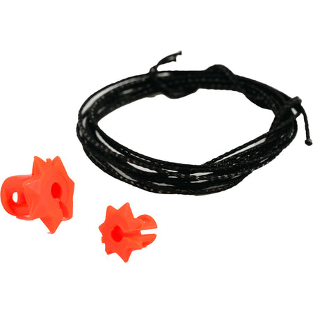 Bowmar Recurve Nose Button 2 pc. Orange Anchor Point Aid
