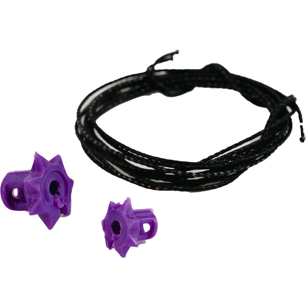 Bowmar Recurve Nose Button 2 pc. Purple Anchor Point Aid
