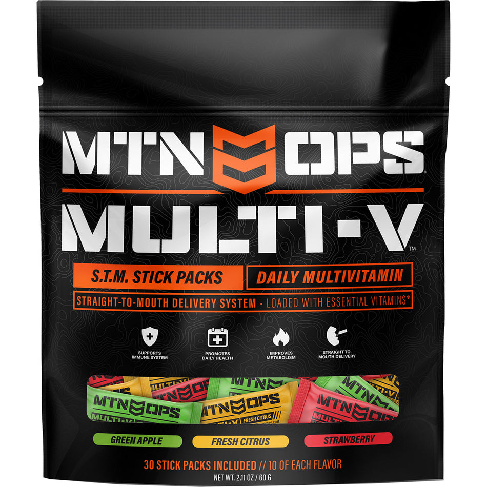 MTN Ops Multi-V Daily Multivitamin STM Stick Pack 30 ct