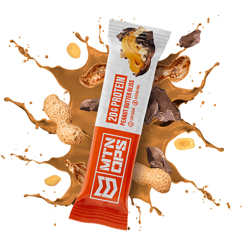 MTN Ops Protein Bar Peanut Butter Bliss Low Sugar 10 ct