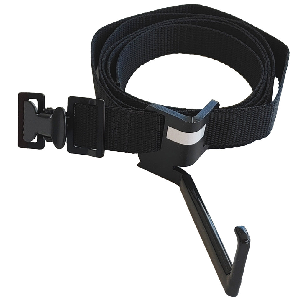 LOC Outdoorz Any Tree Hanger Black with Coated Metal Hooks
