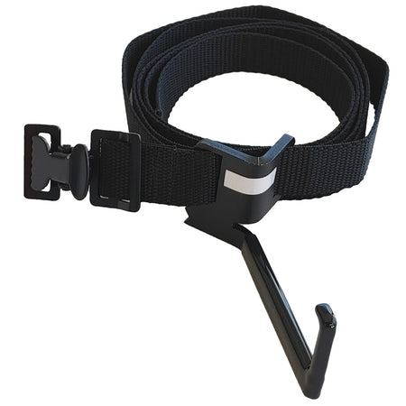 LOC Outdoorz Any Tree Hanger Black with Coated Metal Hooks