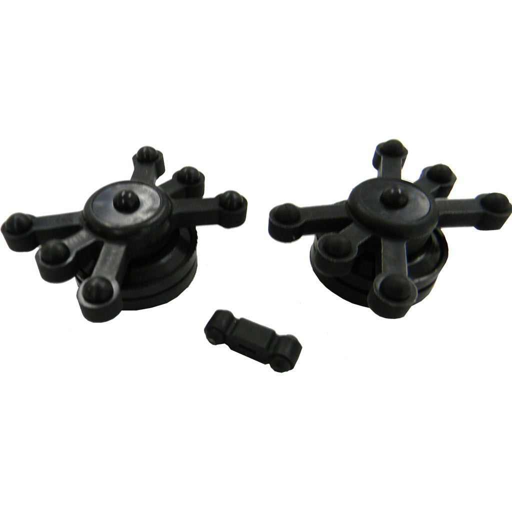 BowJax Crossbow Limb Dampener Universal Black Split Style with Retention Spring