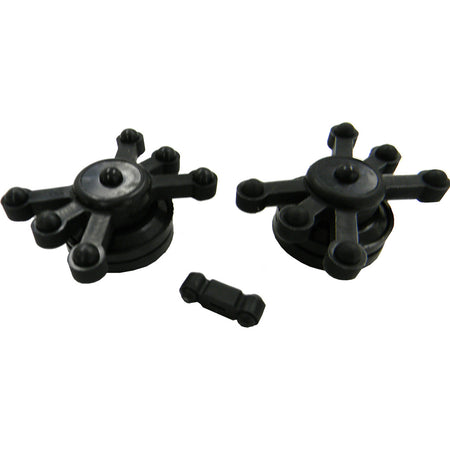 BowJax Crossbow Limb Dampener Universal Black Split Style with Retention Spring