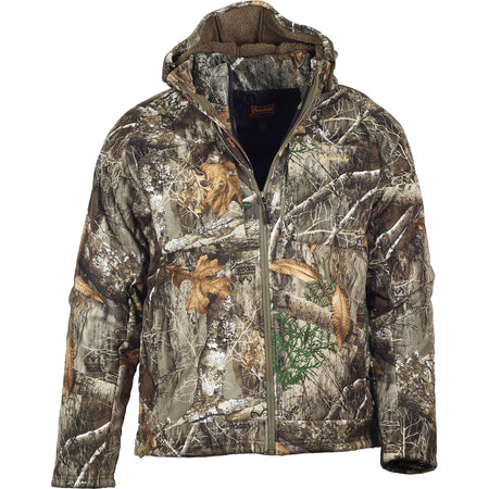 Gamehide Broadside Fleece Hunting Jacket Realtree Edge Medium