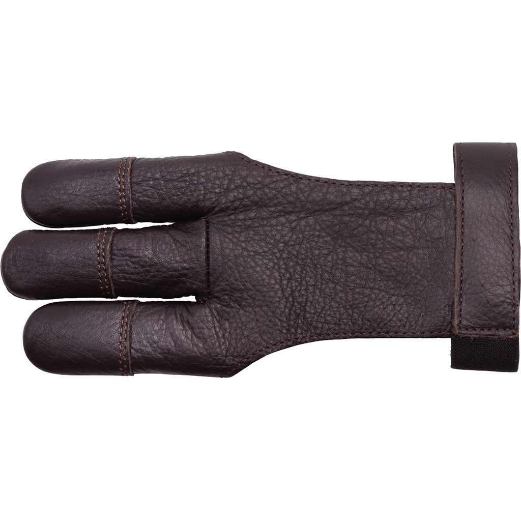 30-06 Brown Cowhide 3-Finger Archer Shooting Glove XL