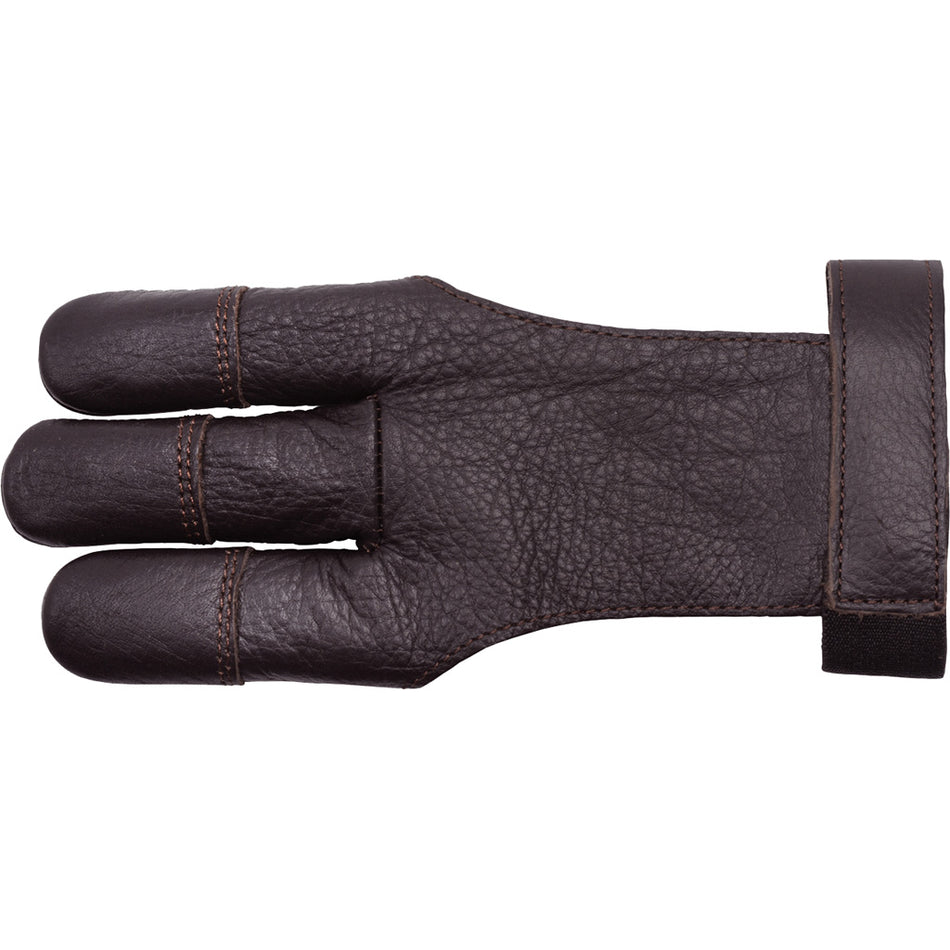 30-06 Brown Cowhide 3-Finger Archer Shooting Glove 2X-Large