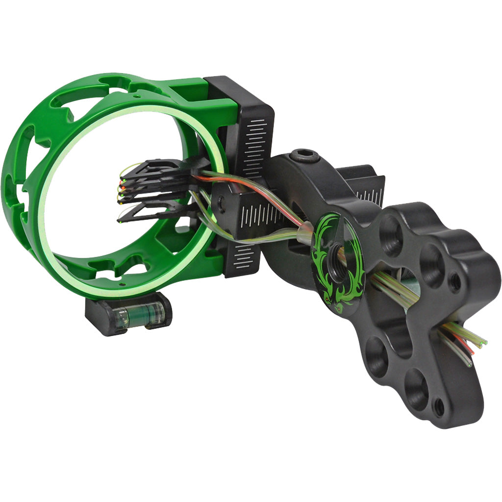 30-06 Aluma Archery Bow Sight 5 Pin .019 w/ .010 Drop Pin and Sight Light